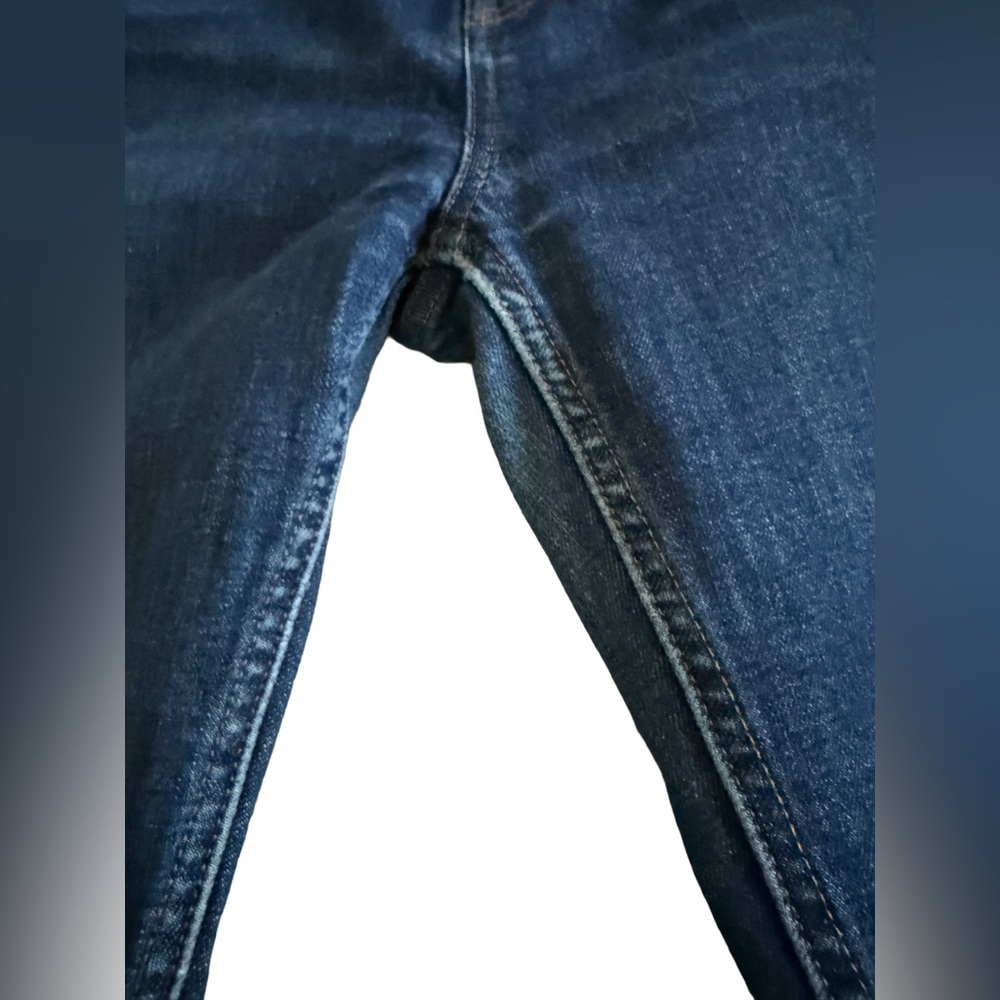 EVERLANE High Rise Medium Wash Ankle Length Skinny Denim Jeans Size 31 32x27 - Picture 3 of 7